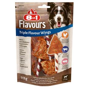 Przysmak dla psa 8IN1 Triple Flavour Wings (6 szt.) 113 g