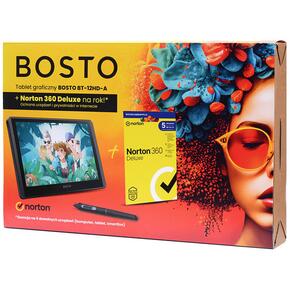 Tablet graficzny 11.6 BOSTO BT-12HD-A + Norton 360 Deluxe