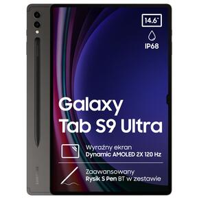 Tablet SAMSUNG Galaxy Tab S9 Ultra 14.6 12/256 GB Wi-Fi Grafitowy + Rysik S Pen