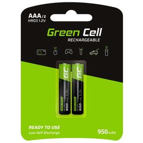 Akumulatorki AAA 950 mAh  GREEN CELL (2 szt.)